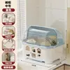 Estante para cuencos de cocina, caja de almacenamiento de utensilios con tapa, caja de almacenamiento de vajilla, escurridor de cuencos y platos, gabinete de plástico para cuencos domésticos