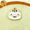 Gato bonito coelho DIY acessórios de jóias dos desenhos animados único pendurado Big Ear Rabbit chaveiro pingente gatinho pulseira pingente