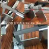 Guía de Sierra de Mesa para Carpintería Carril de Guía Aleación de Aluminio Mesa Deslizante Sierra de Mesa Máquina de Corte Guía de Localización Hacia Adelante Hacia Atrás para Tarugos Carril de Guía