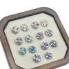 GIJA Dongzhou Bola Completa de Pedrería Súper Brillante Sin Copa Base Decoración de Uñas Bola de Pedrería 8mm Cuadrada Gordita Uñas Postizas Adornos de Alta Gama Venta al por Mayor