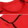 Ropa de Fitness de Manga Larga para Hombre, Capa Base Deportiva Transpirable de Poliéster, Body Deportivo Casual, Camiseta Elástica Moldeadora