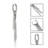 Pendientes de BTS Bangtan Boys, Tachuelas, Pines, Clips para Orejas con Cadena de Acero Inoxidable, Pendientes Estilo Mismo de Jin Seok-Jin al por Mayor