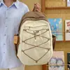 Mochila para Alunos do Ensino Médio e Fundamental, Estilo Japonês, Grande Capacidade, Versátil, Mochila de Viagem Color-Blocking da Moda para Homens