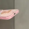 Funda linda de oso secador de pelo de dibujos animados para iPhone 18 Pro Max, adecuada para 16 Pro, capa doble 15 Pro, 17 Pro