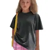 Pedido Mínimo de Amazon de Una Pieza Patrón de Ropa Infantil DIY Impresión Comercio Exterior Europeo y Americano Stock Disponible Venta al por Mayor Camisetas de Manga Corta para Niños