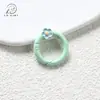 Fecho de Mola Redondo em Formato de Flor Acessórios para Joias DIY Argola de Mola para Chaveiro Argola de Conexão de Liga Pingente para Chave de Carro