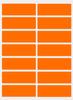 Papel de Boca Rectangular Colorido Impermeable Pegatina Marcadora Pegatina con Logo Pegatina de Nombre de Estudiante Etiqueta de Papel de Boca Cuadrada de Clasificación