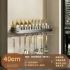Estante de Almacenamiento Multifuncional Personalizado para Especias de Cocina Montado en la Pared Sin Taladro Estante de Almacenamiento para Condimentos de Aceite, Sal, Salsa y Vinagre