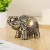 Cenicero de Elefante Cubierto de Metal para Sala de Estar en Casa, Compacto, Anticaídas, Antipolvo, Cenicero Sin Humo Fabricante Venta al por Mayor