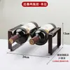 Adorno de Rejilla para Vino de Hierro Forjado Bicicleta Triciclo Rejilla para Vino Estilo Europeo Hogar Sala de Estar Sala de Modelos Estante de Exhibición Estante para Botellas de Vino Bronce Antiguo