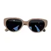 Gafas de Sol Retro Ojo de Gato Hot Girl para Mujer, Marco Blanco, Aspecto de Alta Gama, Ins2024 Celebridad de Internet, Cara Pequeña, Protección Solar, Gafas de Sol para Fiesta para Hombre-