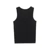 Para Comercio Exterior Transfronterizo Estilo Europeo y Americano Verano 2025 Nuevo Ropa para Mujer Top Básico de Punto Plano con Chaleco Base
