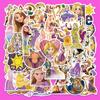 50 hojas/set Serie Rapunzel Pegatinas para Cuenta de Mano diy Cuaderno Cuenta de Mano Pegatinas de Material Adhesivo