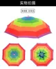 Sombrero Sombrilla de Comercio Transfronterizo, Sombrero Sombrilla de Pesca, Talla Grande para Niños y Adultos, Sombrero Sombrilla Montado en la Cabeza, Venta al por Mayor para Hombres y Mujeres