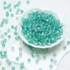 Cuentas de palomitas de maíz de 8 mm con hielo, cuentas monocromáticas con grietas de hielo, cuentas redondas de vidrio hechas a mano, accesorios de joyería DIY, pulsera, collar, material