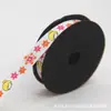 Fita de Impressão Colorida Mickey Princesa do Gelo e da Neve Cor Pêssego Coração de Pêssego Fita de Linha Desenho Animado Fita para Acessórios de Cabelo DIY 10 Jardas/Rolo