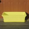 Jardinera para verduras de balcón, caja de plantación doméstica, jardinera rectangular grande, jardinera de resina plástica, maceta de flores, venta directa de fábrica