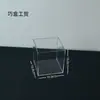 Caja de Exhibición de Minerales Acrílica Engrosada, Caja de Plástico Cuadrada de Alta Transparencia con Tapa, Personalización en Stock