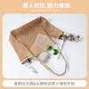 Bolsa de Playa Plegable Transfronteriza Multifuncional de Malla Bolso de Mano Bolso de Hombro Bolsa de Compras Verano Exterior Viaje Bolsa de Almacenamiento
