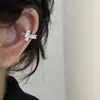 Pinzas para Orejas~Pinzas para Orejas de Zirconia con Diamantes Completos, Sencillas, Modernas y Exquisitas, Pinzas para Hélice Auricular sin Perforar, Lujo Ligero, Pendientes de Gama Alta y Elegantes
