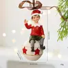 Nova Decoração de Natal Estéreo Retrô Pingente de Resina Decoração de Natal Presente para Árvore de Natal Sino Pingente de Cavalo de Troia