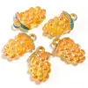 Colgante de Fruta Acrílica Piña Artificial Manzana Plátano Colgante Accesorios para Joyería DIY Accesorios Hechos a Mano para Niños