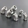 Codo Roscado Interno de Acero Inoxidable 304 de 45 Grados Conector Cruzado de Cuatro Vías Reductor de Tubería de Doble Rosca Interna