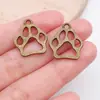 Mistura de 20 Pingentes Bronze Retrô Gatinho Fofo Animal Artificial Pingentes de Liga Garra de Gato Acessórios para Joias DIY