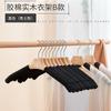Percha de Madera Maciza con Esponja para Suéteres, Percha de Madera Antideslizante para Ropa de Lana, Percha para Tienda de Ropa, Tendedero