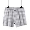 Pantalones Arro ropa interior para hombre de algodón a cuadros estampados bóxers holgados talla extra cintura alta algodón gordito bóxers