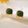 Brincos Quadrados Coloridos de Acrílico, Modernos e Simples, de Venda Quente Transfronteiriça, Adequados para Mulheres Usarem no Dia a Dia