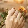 Anillo de Tela de Aleación "Año tras Año, Hay Oro" Hilo Rojo Tejido a Mano para el Año de Nacimiento, Atrae Riqueza y Buena Suerte, Nuevo Estilo Chino