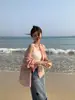 Baishuwang [Cella Asiática] Camisola Antibacterial de Alta Elasticidad Ropa Interior para Mujer con Almohadilla en el Pecho Top Delgado Dos en Uno