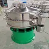 Peneira Vibratória Rotativa Farmacêutica Fabricada Sob Medida, Máquina de Peneiramento Vibratório de Aço Inoxidável 304, Peneira Vibratória Rotativa Circular para Grânulos de Plástico e Leite de Soja
