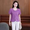 Camisas de Manga Corta para Mujer, Nuevos Estilos de Verano, Camisas Pequeñas de Moda, Delgadas, Holgadas, Adelgazantes, Tops Cortos para Mujer, Comercio Exterior