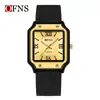Reloj Oufani Impermeable con Números Romanos, Correa Simple de Nailon, Reloj de Cuarzo, Silencioso, Ligero, Reloj Unisex para Escuela Secundaria y Exámenes de Admisión a la Universidad