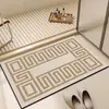 Alfombrilla de Baño de Barro de Diatomeas Estilo Wabi-Sabi, Absorbente para Baño, Secado Rápido, Alfombrilla Antideslizante para Pies, Alfombrilla Resistente a Manchas para Puerta de Baño y WC