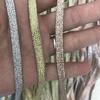 Fabricantes de fontes acessórios de roupas vermelhas fita de corda de seda dourada de camada única 5mm cordão de seda rosa prata marrom preto
