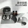 Tapete Grande de Silicone para Máquina de Café Amazon Tapete Anti-Gotejamento para Xícara de Café Tapete de Proteção para Bancada com Isolamento Térmico Bandeja Secadora de Louça