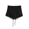 Design Emagrecedor Moderno em Cores Contrastantes Casual Cintura Baixa Hot Pants Shorts Esportivos Femininos Cordão Verão Combina com Tudo Roupa Exterior Calças de Perna Reta