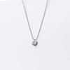 Luz de Luxo Pequeno Zhong Ti Gang Coração Pingente Colar de Amor Flor Terra Cool Chain Cadeia de Colar de Hip Hop Simples de Rua Simples para Homens e Mulheres