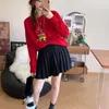 Nueva colección de otoño e invierno: Falda corta de punto plisada, de cintura alta, adelgazante, estilo Miu, perfecta para mujeres petite, versátil falda corta de línea A