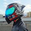 Casco para motocicleta eléctrica JIEKAI JIEKAI para hombre y mujer, casco integral, doble visor, cobertura total, moto de calle, Bluetooth, universal para las cuatro estaciones