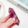 Ventas directas de fábrica de Donghai de fluorita de caramelo de color natural, prisma hexagonal de doble punta, piezas decorativas de mano para el hogar, adornos de escritorio