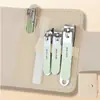 Set Portátil de Cortaúñas de Acero Inoxidable Herramientas de Manicura Tijeras para Uñas de Alta Calidad Cortauñas Al por Mayor Logo