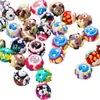 2026 Nuevo Modelo 18mm Cuentas Creativas Pintadas a Mano con Gota de Aceite Pulsera DIY Colgante de Coche Cadena de Teléfono Cuentas Sueltas Venta al por Mayor