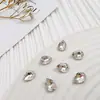 K9 net vermelho unha broca super flash branco pontiagudo fundo de cristal amor gordura decoração de unhas grande broca em forma de atacado