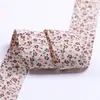 Coreano Dupla Face Floral Chiffon Ribbon diy Bow Acessórios para o Cabelo Roupas Embalagem de Presente Chapéu Cinto Material Acessórios