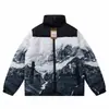 Versión Alta Transfronteriza de la Versión Norteamericana 1996 Chaqueta de Algodón Bordada Estilo Pareja Engrosada Cálida Casual Moda Chaqueta Clásica