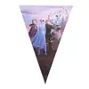 Nueva Colección de Banderines Triangulares con Temas de Dibujos Animados para Decoración de Fiestas de Cumpleaños y Festividades, Accesorios y Pancartas